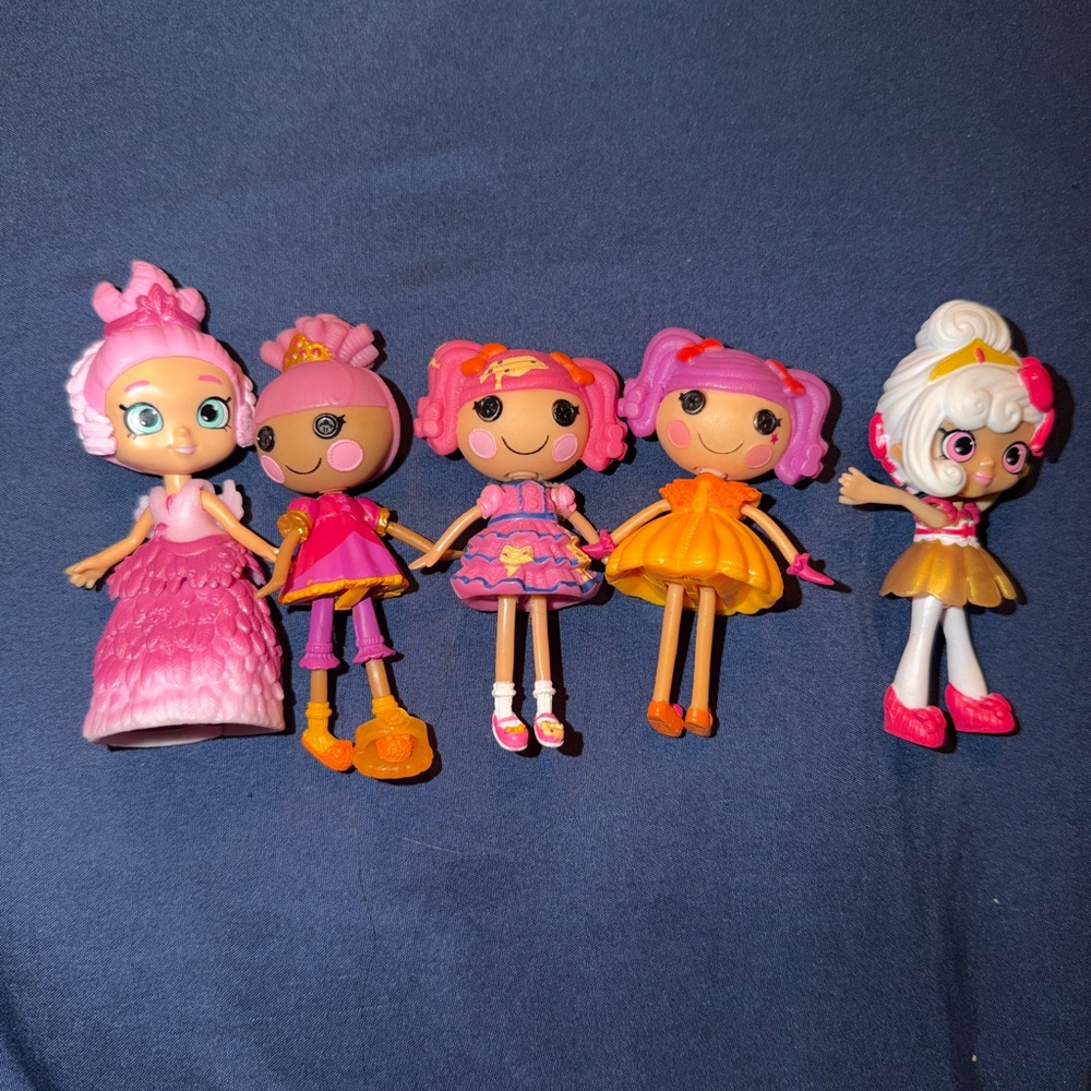 Mini Shopkins Dolls Set of 5